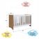 Berço Infantil Cama 3 em 1 133cm Regulagem de Altura Nogal com Branco