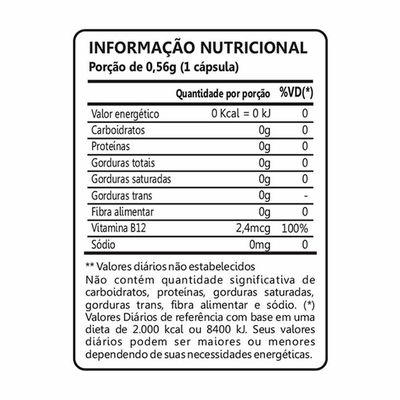 Kit 04 Vitamina B12 100% Idr Maxinutri 60 Cápsulas