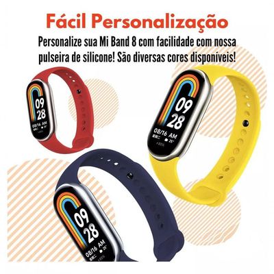 Pulseira Silicone Para Smartband Mi Band 8  Miband