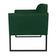 Kit 1 Namoradeira e 1 Poltrona Marisa Suede Verde Drossi