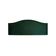 Cabeceira Queen Curva Luxo 160x60 Veludo Verde - Tachas Fumê