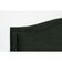 Cabeceira Queen Curva Luxo 160x60 Veludo Verde - Tachas Fumê