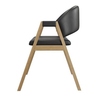 Cadeira Mesa De Jantar Suellen Estofada Reforçada - Balaqui Preto