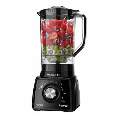 Liquidificador Turbo Power Mondial Preto 550W L-99 FB 110