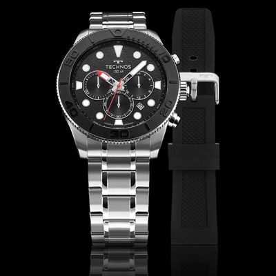 Relógio Technos Masculino Acqua Prata - Js25bcj/t1p