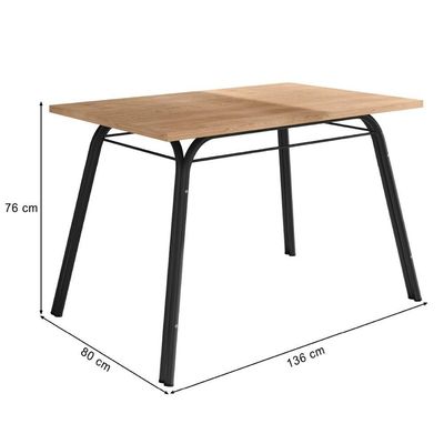 Conjunto De Mesa Sala De Jantar Com 6 Cadeiras
