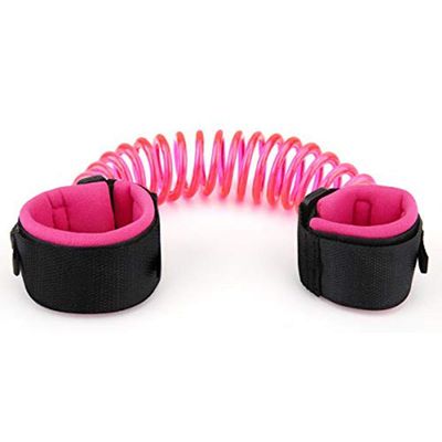 Guia De Segurança Coleira Pulseira Pulso Anti Perda Criança Rosa