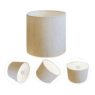Cúpula Abajur Cilíndrica Cp-7009 ø25x20cm Linho Bege