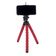 Suporte Celular Câmera Com Tripé Flexível - Vermelho