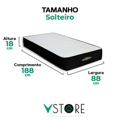 Colchão Orthopedic D33 Solteiro V-store 88x188x30
