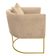 KIT 02 POLTRONAS PAOLA SUEDE BEGE BASE M
