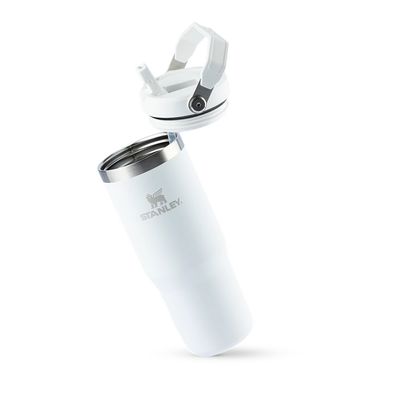 GARRAFA STANLEY TÉRMICA TUMBLER FLIP STRAW 887ML FROST 08356-00