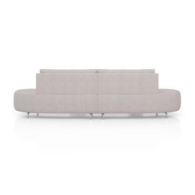 Sofá 5 Lugares Xangai Itacaré Cinza 300 cm
