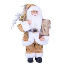 Adorno Papai Noel 30Cm Dourado