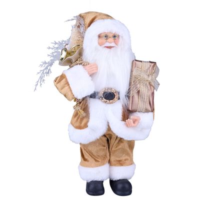 Adorno Papai Noel 30Cm Dourado