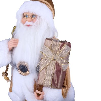 Adorno Papai Noel 30Cm Dourado