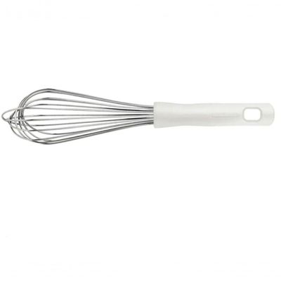 Batedor Manual Tramontina Profissional Em Aço Inox Com Cabo Em Polipropileno Branco 30 Cm