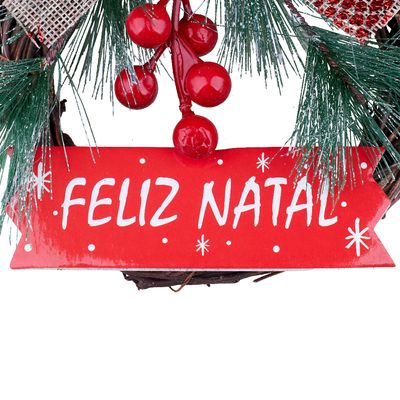 Guirlanda Feliz Natal CV233356 Cazza
