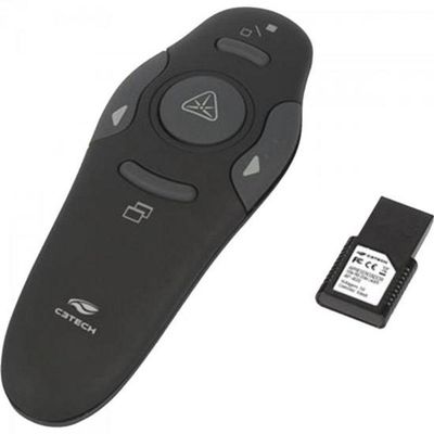 Apresentador Laser Wireless Ap-400 Preto C3tech