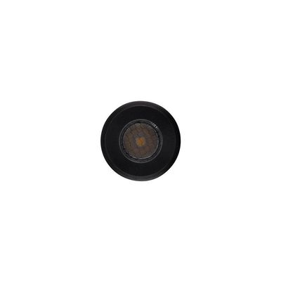 Balizador De Solo Led Stella Way Up Recuado 1w Bivolt Preto - 3000k - Luz Amarela