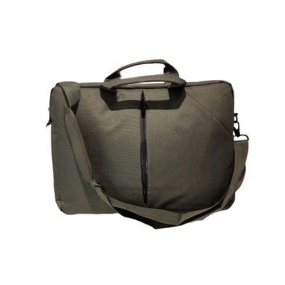 Bolsa Transversal Notebook Pasta Mala Resistente Lisa Verde Escuro