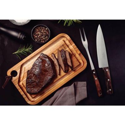 Garfo Trinchante Tramontina Polywood Castanho 30cm