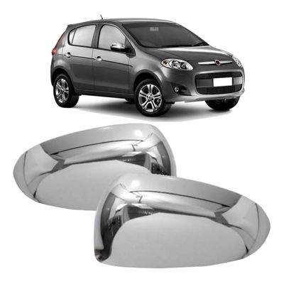 Kit Aplique Capa Cromada Maçaneta Retrovisor Fiat Pálio 2012