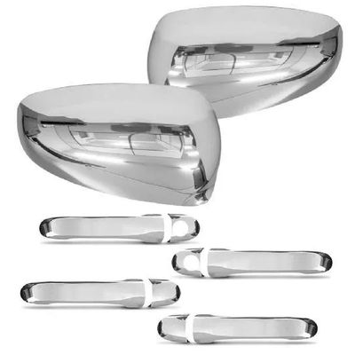 Kit Aplique Capa Cromada Maçaneta Retrovisor Fiat Pálio 2019