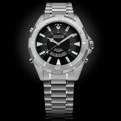 Relógio Technos Masculino Skydiver Prata Wt205fy/1p Wt205fy/1p