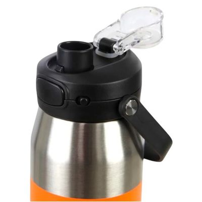 Garrafa Térmica Inoxidável AHU Legendários 750ml - Laranja