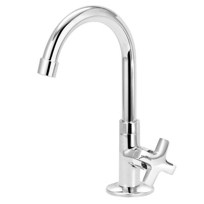 Torneira Para Lavatório Bica Alta De Mesa Alfa C34 Cromado - Vtl220cwb - Esteves