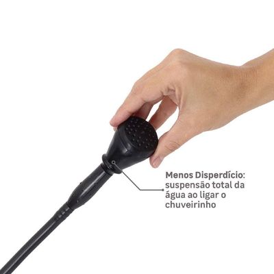 Ducha Dulaci Premium Eletrônica 7500 Watts 220 Volts Black - Ddpel75220bl03 - Zagonel