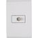 Conjunto Liz Branco 4x2 Com 1 Tomada Tv-sat Coaxial - 57170017 - Tramontina Cj.tomada Tv Sat Tramontina 57170-017