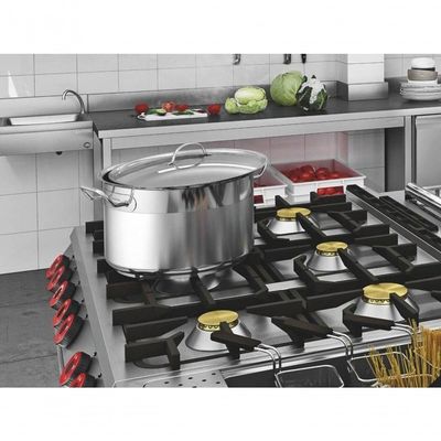 Caçarola Rasa Tramontina Professional Aço Inox Sem Tampa 45cm