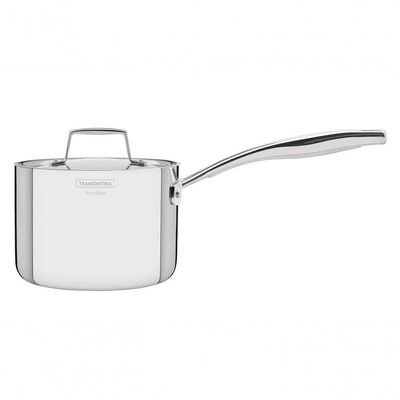 Caldeirão Fundo Tramontina Grano 14cm Em Inox Com Corpo Triplo