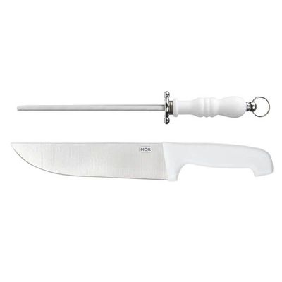 Conjunto Do Assador 2 Peças Faca E Chaira - 3345 - Mor Kit Faca E Chaira Mor 003345