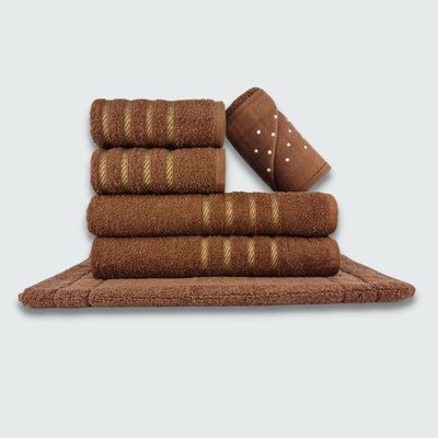 Jogo de Toalhas 18 pçs Coleção Montreal 100% Algodão RS+MR+AZ