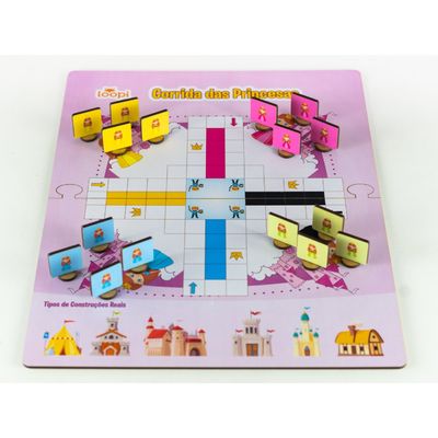 Jogo Corrida das Princesas - T0034 - Loopi Toys