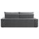 Sofá Retrátil Reclinável Para Sala 3 Lugares 200cm Neruda F04 Veludo Cinza Escuro - Lyam Decor