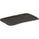 Kit 12 Travessas Retangular 27x17cm Porto Brasil Juta Preto Matte Cozinha Prato Servir Petiscos Mesa