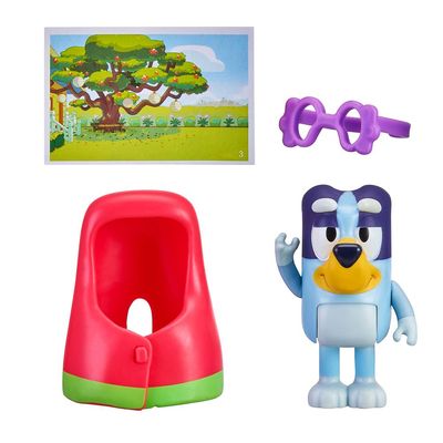 Boneco Colecionável 6cm Bluey - Vovó Bluey