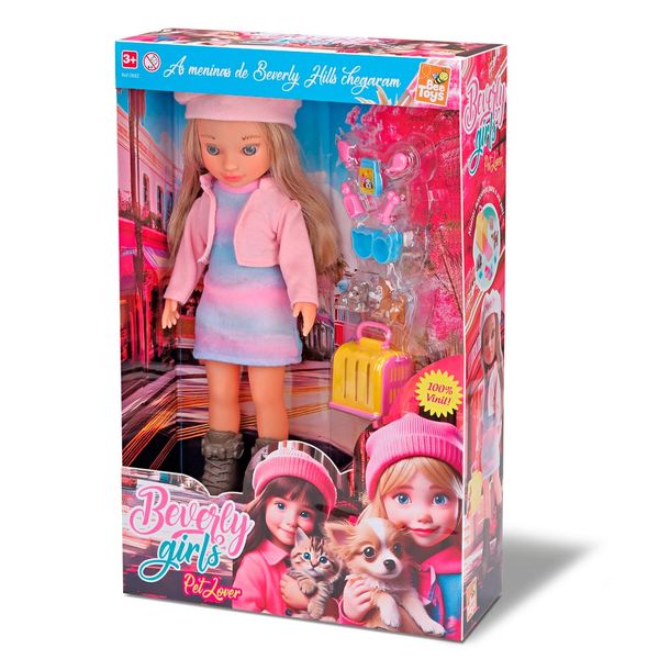 Boneca Beverly Girls Loira BeeToys Boneca Beverly Girls Loira BeeToys