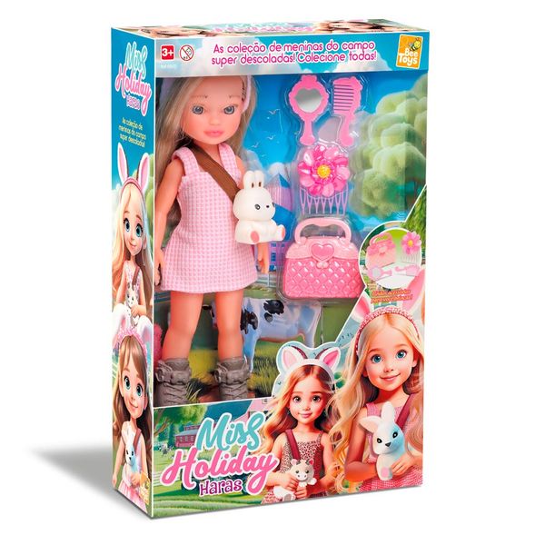 Boneca Miss Holiday Loira BeeToys Boneca Miss Holiday Loira BeeToys