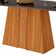 Mesa de Jantar Raquel com Tampo de Vidro 80,6 x 170 x 90cm DJ Móveis Ginger/Preto