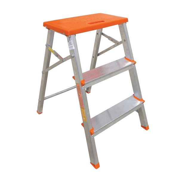 Banco Escada Botafogo em Alumínio com 3 Degraus