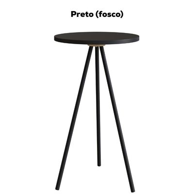 Conjunto 3 Mesas Laterais Sala Estar 27957 Preto Artesano Preto