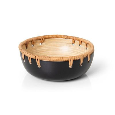 Bowl Copa E Cia Duo Rattan Preto