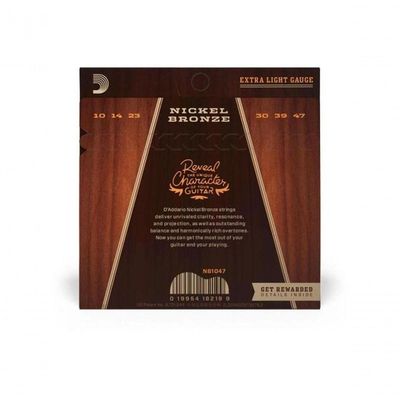 Encordoamento Violão Aço .010-.047 Nickel Bronze Nb1047 D
