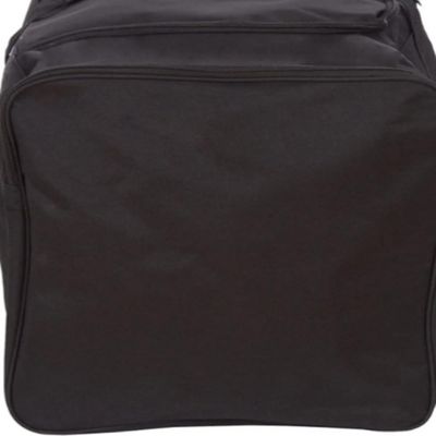 Bolsa Mala Viagem Gigante Sacola Sacoleira Compras Mudanca Sacolao Grande Alça E Ziper Preta