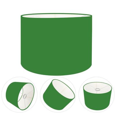 Cúpula Abajur Cilíndrica Cp-7022 ø45x30cm Verde Folha
